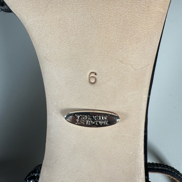 BADGLEY MISCHKA Size 6 Black Remi Statement Kitten Heel - Picture 7 of 9